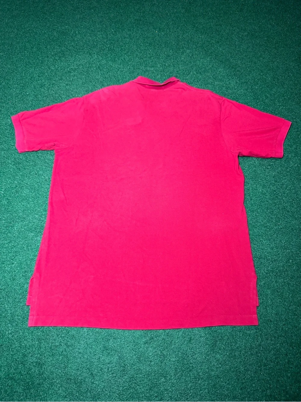 Polo Ralph Lauren Vintage Polo Red Collared Shirt XL 25x31 Preppy Golf 90s